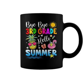 Bye Bye 3Rd Grade Hello Summer Outfit Last Day Of School Coffee Mug | Mazezy