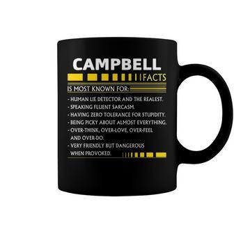 Campbell Name Gift Campbell Facts Coffee Mug - Seseable