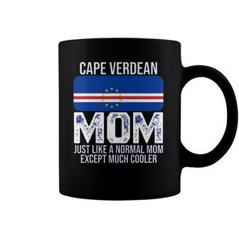 Cape Verdean Mom Cape Verde Flag Design For Mothers Day Coffee Mug | Mazezy CA