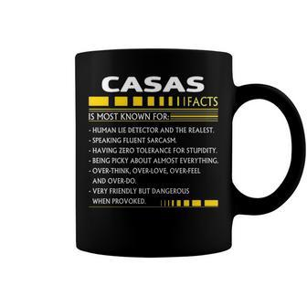 Casas Name Gift Casas Facts Coffee Mug - Seseable