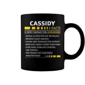 Cassidy Name Gift Cassidy Facts V2 Coffee Mug - Seseable