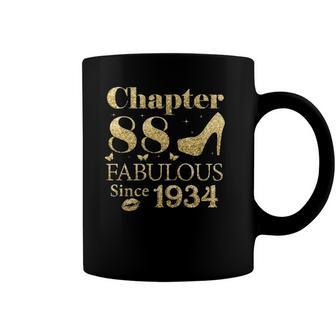 Chapter 88 Fabulous Since 1934 88Th Birthday Gift For Ladies Coffee Mug | Mazezy