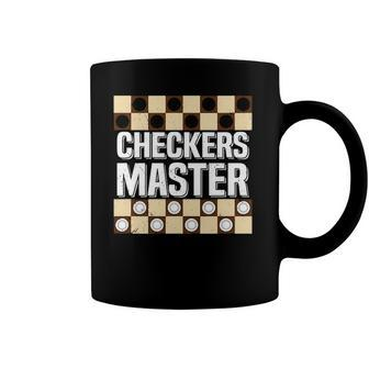 Checkers Master Player Board Game Checkers Coffee Mug | Mazezy
