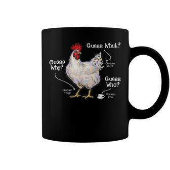 Chicken Chicken Chicken Butt Funny Joke Farmer Meme Hilarious V3 Coffee Mug - Monsterry CA