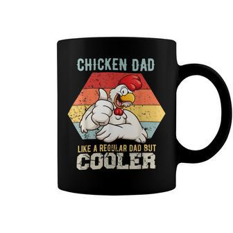 Chicken Chicken Chicken Dad Like A Regular Dad Farmer Poultry Father Day Coffee Mug - Monsterry CA