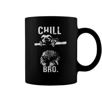 Chill Bro Cool Sloth On Tree Coffee Mug | Mazezy