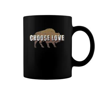 Choose Love Buffalo Choose Love Coffee Mug | Mazezy