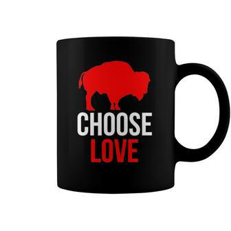 Choose Love Buffalo Stop Hate End Racism Coffee Mug | Mazezy