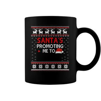 Christmas Pregnancy Announcement New Dad Gifts Ugly Coffee Mug | Mazezy