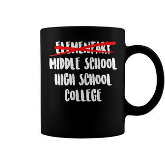 Class Of 2022 Elementary Middle School Funny Graduation  Coffee Mug