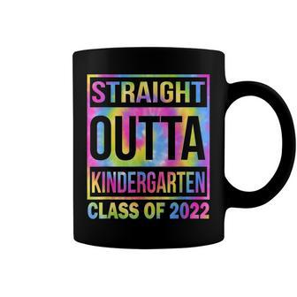 Class Of 2022 Straight Outta Kindergarten Graduation Tie Dye Coffee Mug | Mazezy DE