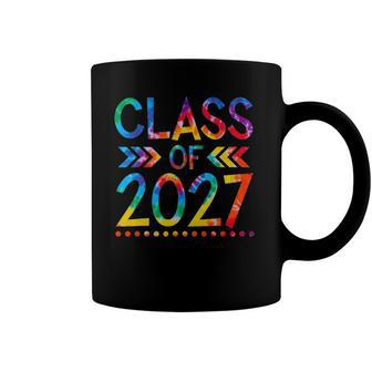 Class Of 2027 - Tie Dye Back To School Class Of 2027 Gift Coffee Mug | Mazezy