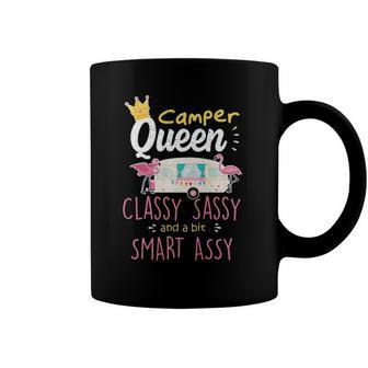 Classy Sassy Camper Queen - Travel Trailer Rv Gift - Camping Coffee Mug | Mazezy