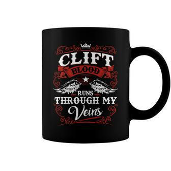 Clift Name Shirt Clift Family Name Coffee Mug - Monsterry UK