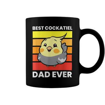 Cockatiel Papa Best Cockatiel Dad Ever Love Cockatiels Coffee Mug - Seseable