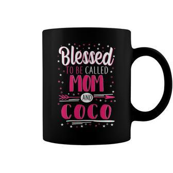 Coco Grandma Gift Blessed To Be Called Mom And Coco Coffee Mug - Seseable