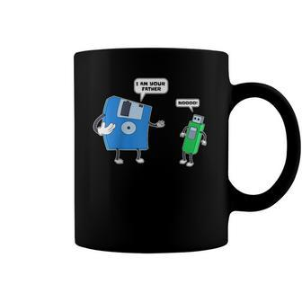 Computer Engineering I Father & Son Floppy Disk Engineer Raglan Baseball Tee Coffee Mug | Mazezy