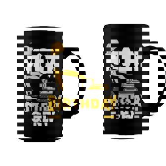Construction Birthday Party Digger Mom Birthday Crew Coffee Mug - Seseable