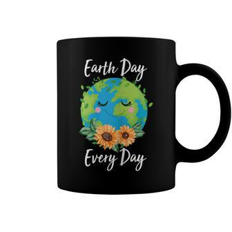 Cool Earth Day Sunflower Quote Earth Day For Kids Coffee Mug - Seseable