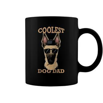 Coolest Dog Dad Malinois Dad Malinois Raglan Baseball Tee Coffee Mug | Mazezy