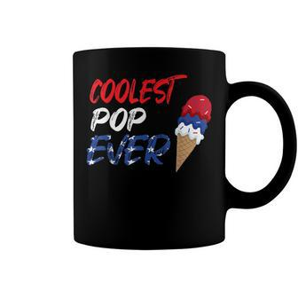 Coolest Pop Ever Ice Cream America 4Th Of July Coffee Mug - Seseable