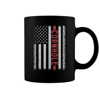 Cornhole American Flag 4Th Of July Bags Player Novelty  Coffee Mug