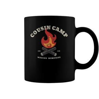Cousin Camp 2022 Making Memories Campsite Campfire Camping Coffee Mug | Mazezy