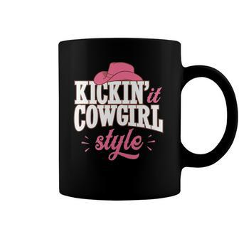 Cowgirl Style Country Western Women Girls V2 Coffee Mug | Mazezy