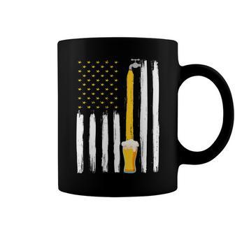 Crafts Beer American Flag Usa 4Th July Brewery Alcohol Lover Coffee Mug - Seseable