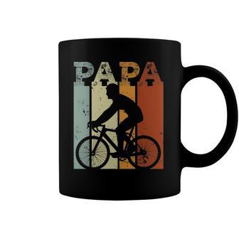 Cycling Biker Vintage Retro Bicycle Cyclist Papa Gift Coffee Mug | Mazezy