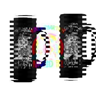 Dabbing Unicorn Kindergarten Graduation Class Of 2022 Rainbow Kids Coffee Mug | Mazezy