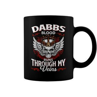 Dabbs Blood Runs Through My Veins Name V2 Coffee Mug - Monsterry