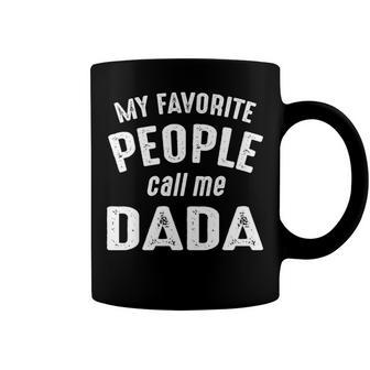 Dada Grandpa Gift My Favorite People Call Me Dada Coffee Mug - Seseable