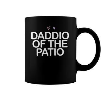 Daddio Of The Patio Saying Mom Gift Heart Cute Graphic Coffee Mug | Mazezy