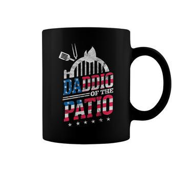 Daddio Of The Patio Usa Flag Patriotic Bbq Dad 4Th Of July Coffee Mug - Seseable