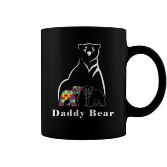 Daddy Bear Autism Awareness Daddy Grandma Men Gift Coffee Mug | Mazezy