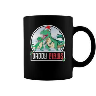 Daddy Claws Dadrex Dinosaur Matching Family Christmas Coffee Mug | Mazezy