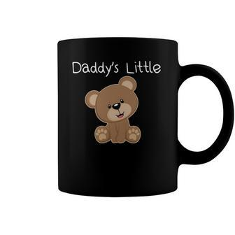 Daddys Little Teddy Bear Toddler Girl Boy Gift Tee Coffee Mug | Mazezy