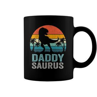 Daddysaurus Funny Fathers Day Rex Daddy Saurus Men Coffee Mug | Mazezy
