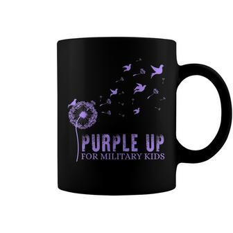 Dandelion Purple Up Day Military Kids Coffee Mug - Seseable
