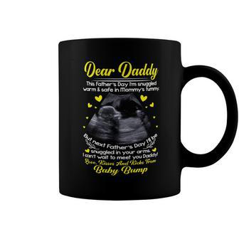 Dear Daddy I Cant Wait To Meet You Fathers Day Mug 3 Coffee Mug - Monsterry