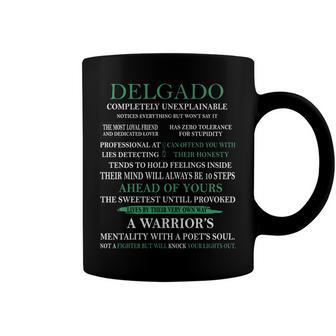 Delgado Name Gift Delgado Completely Unexplainable Coffee Mug - Seseable