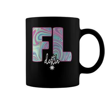 Destin Tropical Florida Beach Souvenir Coffee Mug | Mazezy
