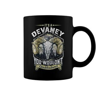 Devaney Name Shirt Devaney Family Name V2 Coffee Mug - Monsterry