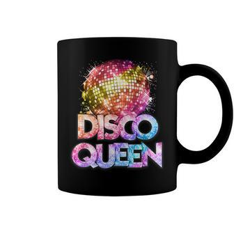 Disco Queen - 70S Disco Themed Vintage Seventies Costume Coffee Mug - Seseable