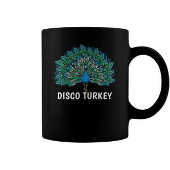 Disco Turkey Cute Peacock Design For Peacock Lover Coffee Mug | Mazezy