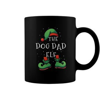 Dog Dad Elf - Funny Matching Family Christmas Pajamas Coffee Mug | Mazezy