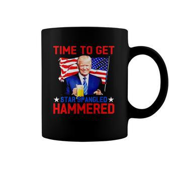 Donald Drunk Trump 4Th Of July Drinking Presidents Usa Flag Coffee Mug | Mazezy