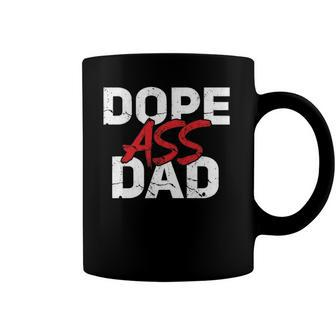 Dope Ass Dad Funny Fathers Day Funny Matching Family Coffee Mug | Mazezy