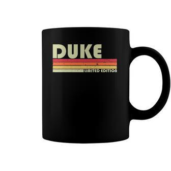 Duke Gift Name Personalized Funny Retro Vintage Birthday Coffee Mug | Mazezy